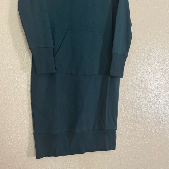 Universal Standard Bree Sweatshirt Dress in Deep Sea - Picture 5 of 7